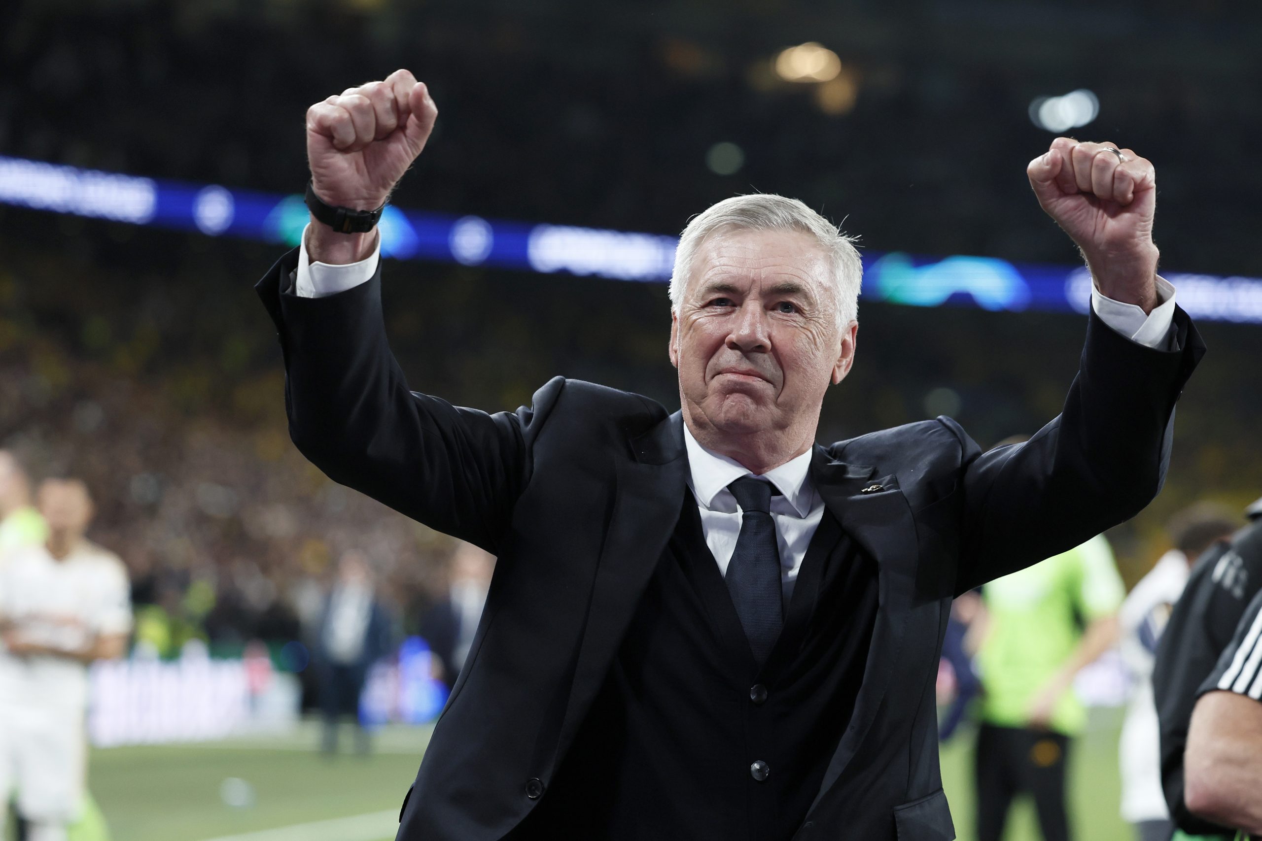 Il tecnico del Real Madrid Carlo Ancelotti