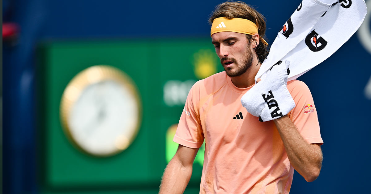 Il tennista Stefanos Tsitsipas