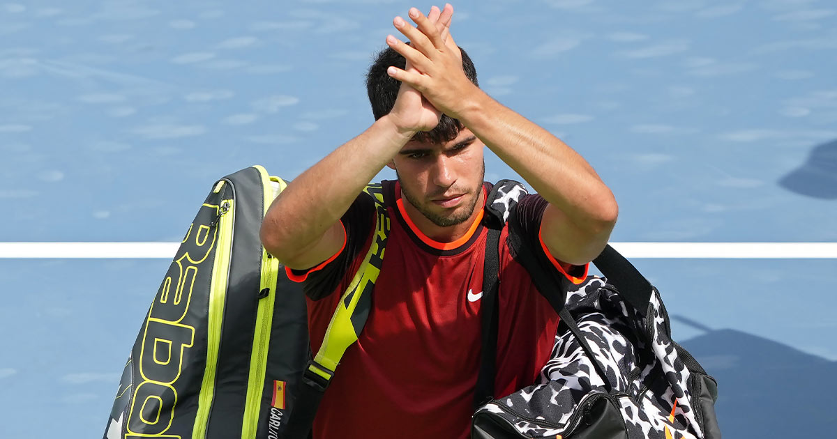 Il tennista Carlos Alcaraz