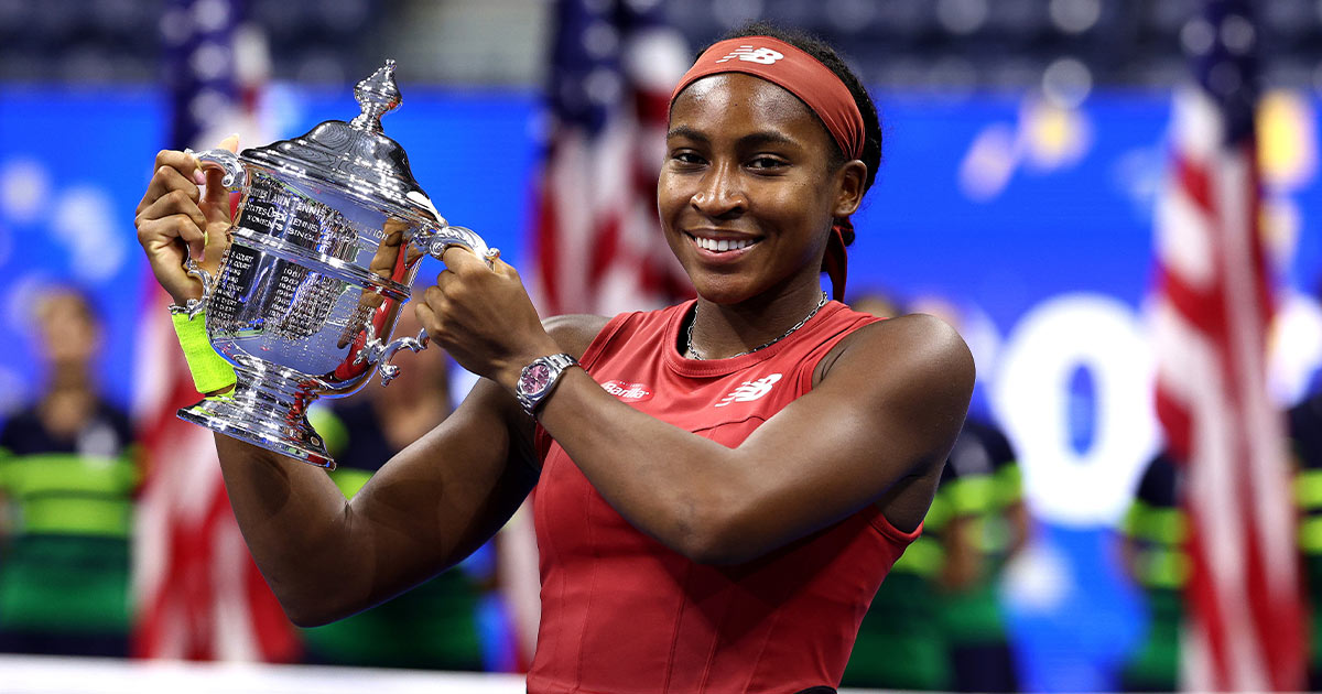 La tennista Coco Gauff