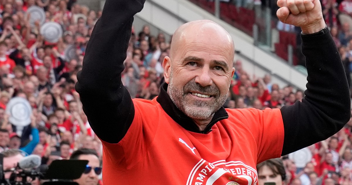 Peter Bosz, tecnico del PSV