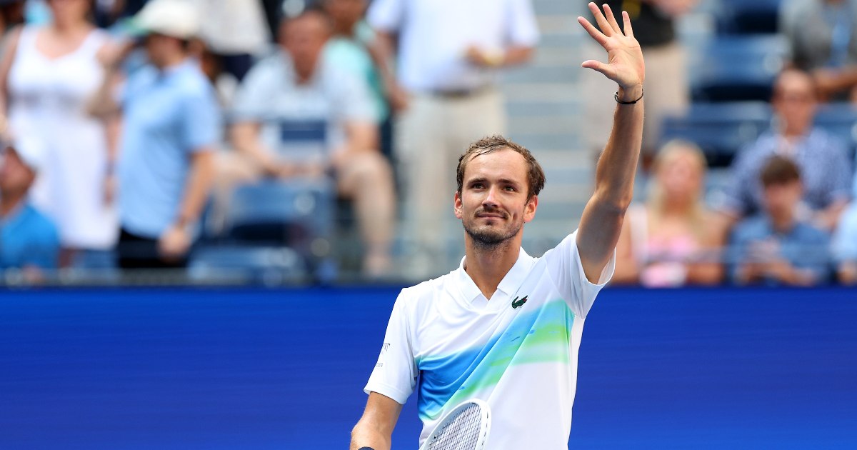 Il tennista Daniil Medvedev