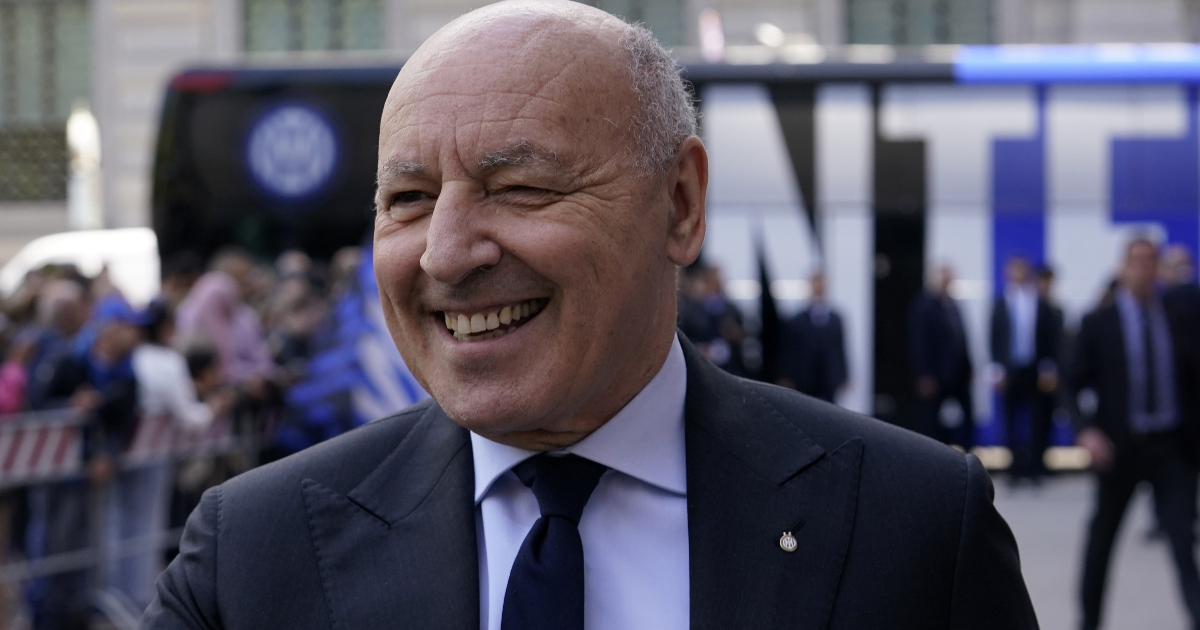 Il presidente dell'Inter Giuseppe Marotta