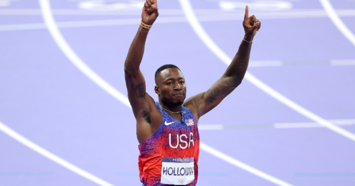 Grant Holloway, campione olimpico dei 110hs a Parigi