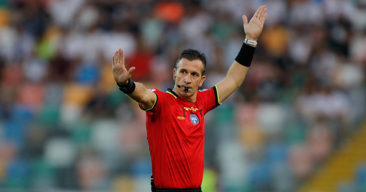 Daniele Doveri, arbitro di Juve-Napoli