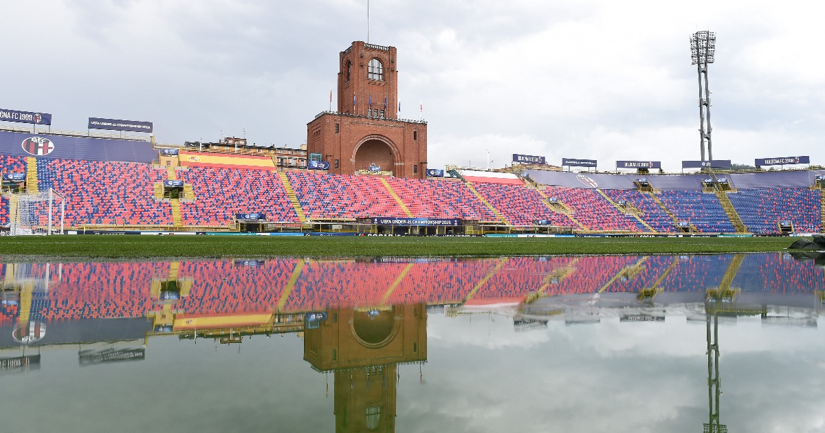 Lo stadio Renato Dall'Ara di Bologna