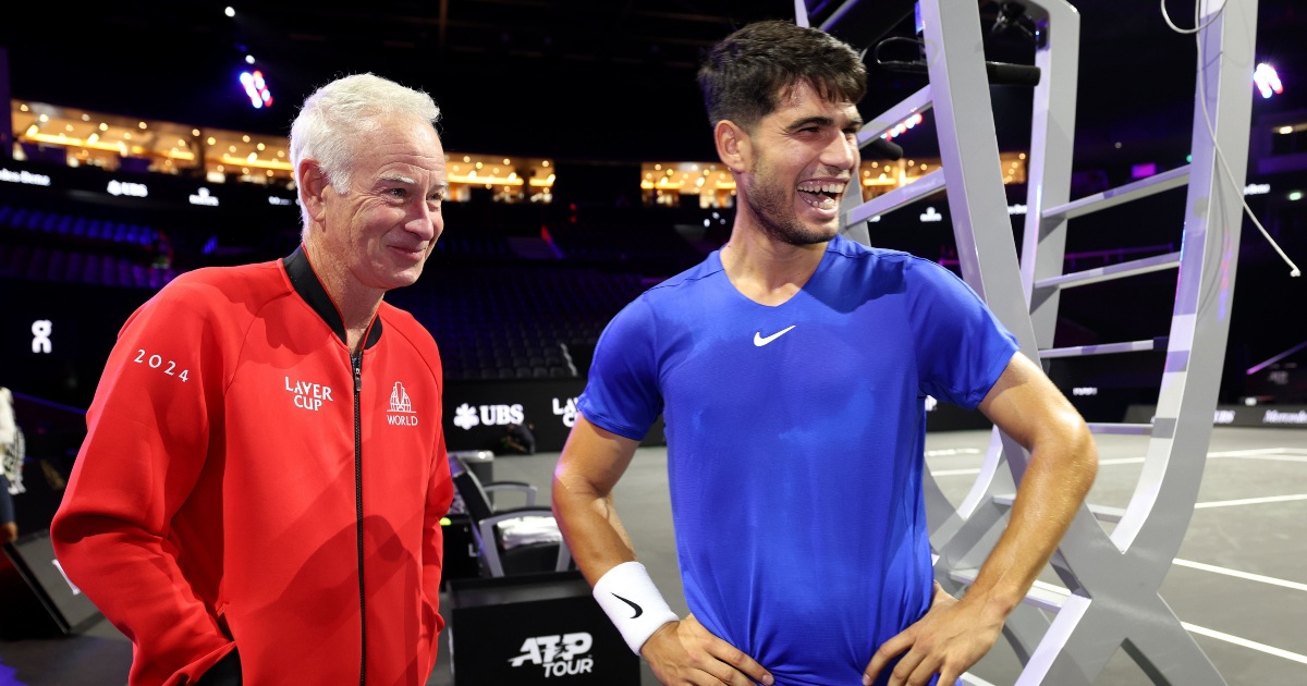 John McEnroe e Carlos Alcaraz