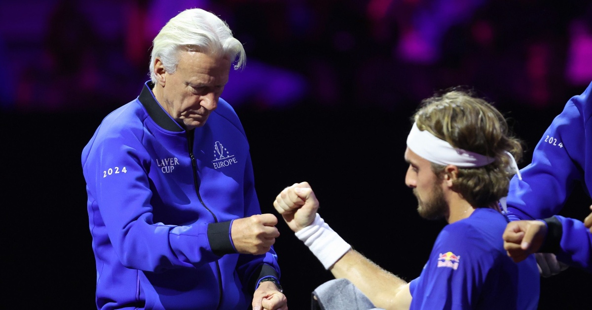 Bjorn Borg e Stefanos Tsitsipas