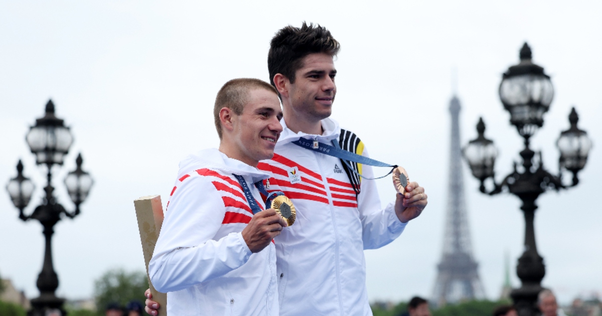 Remco Evenepoel e Wout van Aert