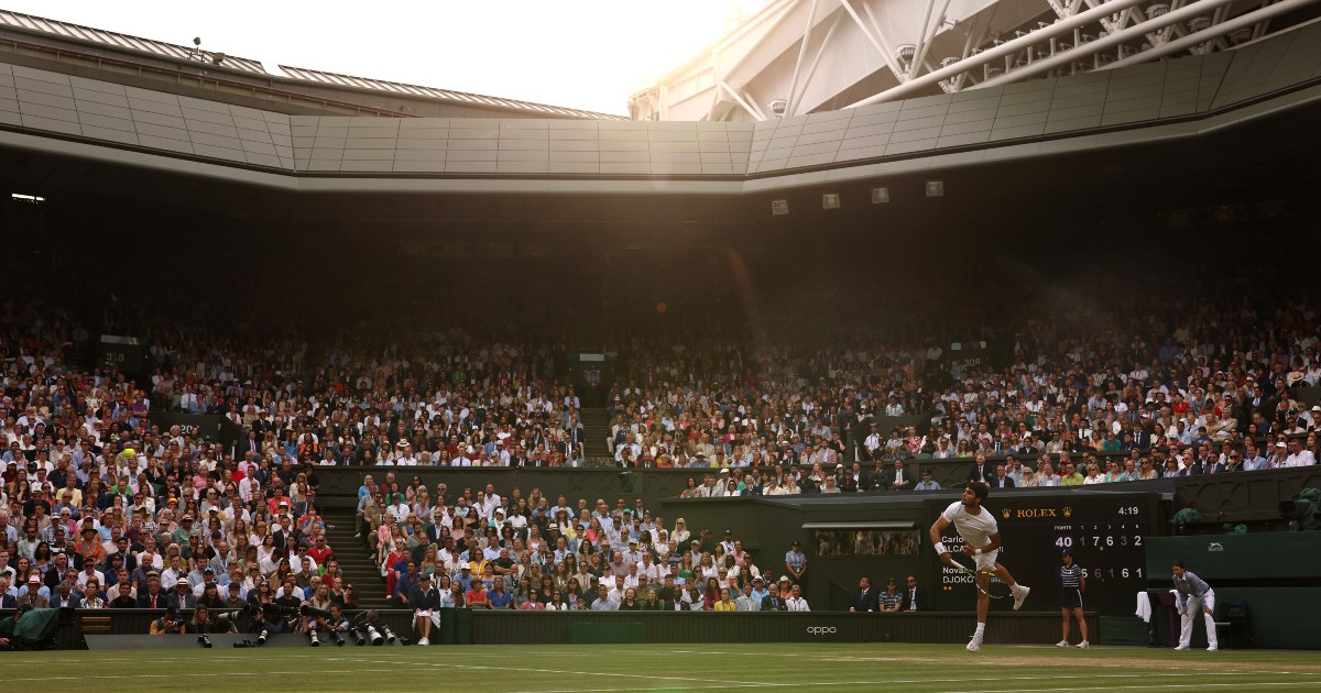 Il campo centrale di Wimbledon