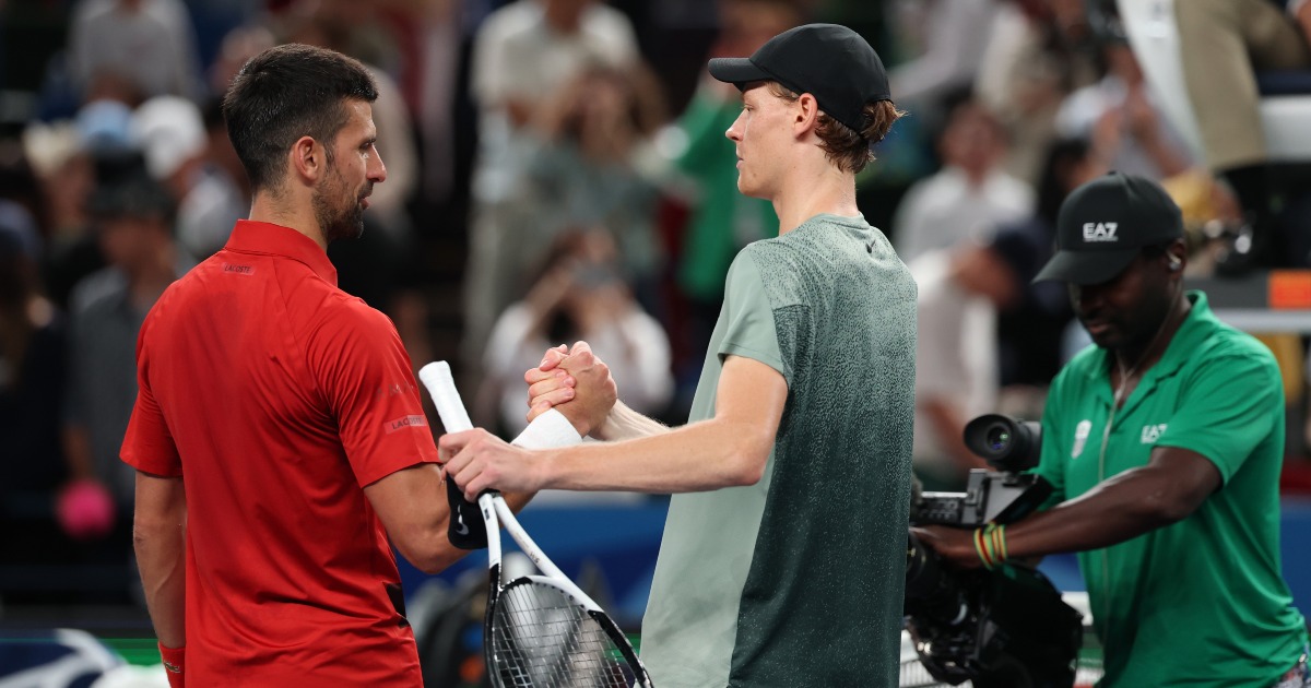 Novak Djokovic e Jannik Sinner