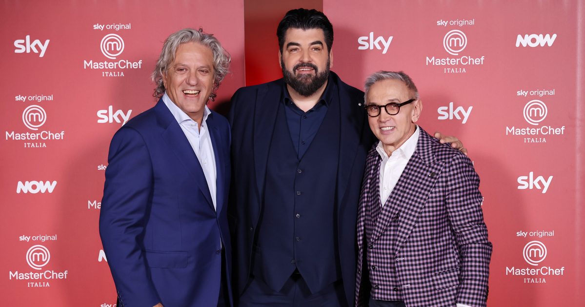 Giorgio Locatelli, Antonino Canavacciuolo e Bruno Barbieri, Masterchef 14 (Photo by Stefania D'Alessandro/Getty Images)