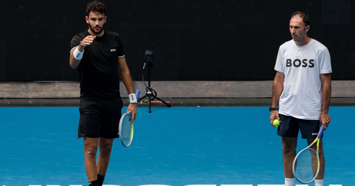 Matteo Berrettini e Vincenzo Santopadre